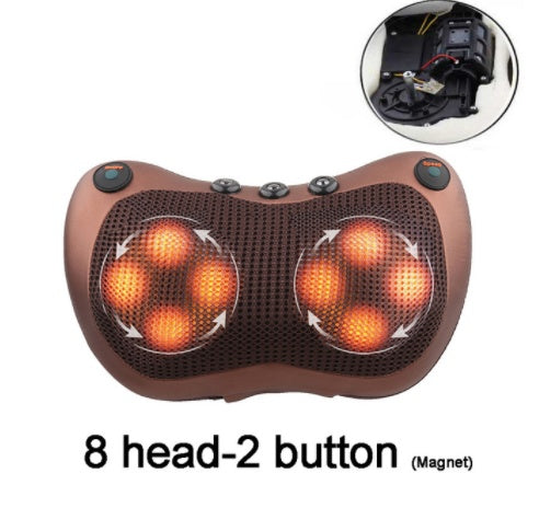 Neck Massager Home Car Neck Cervical Massage Electric Multifunctional Massage Pillow Waist Back Relaxation Device