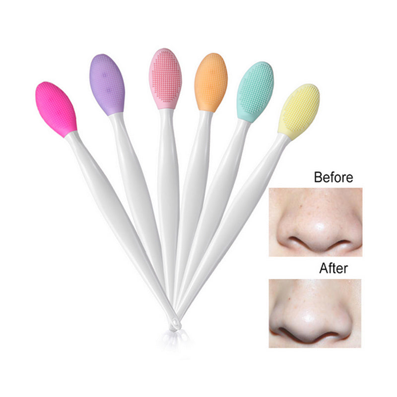 Silicone nose cleaning brush