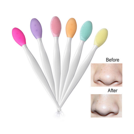 Silicone nose cleaning brush