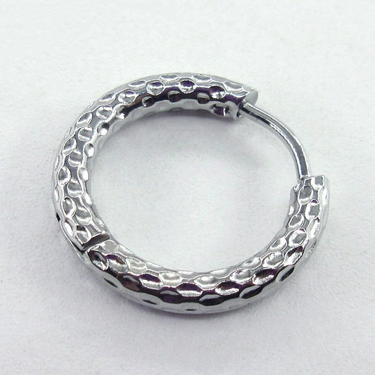 Stainless Steel Earrings High-grade Round Ear Clip