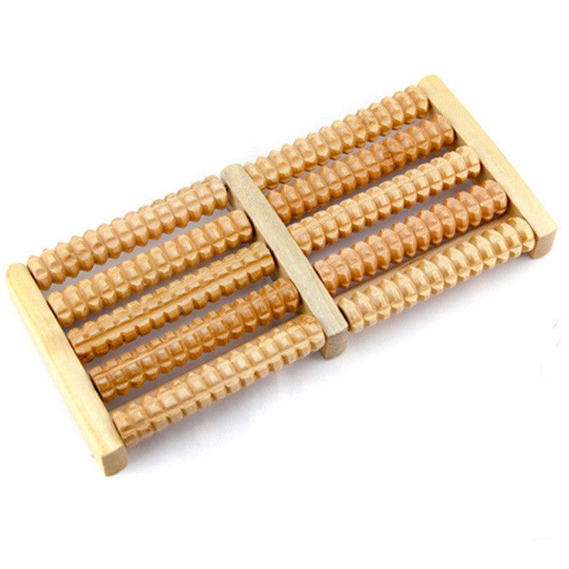 Multifunctional Solid Wood Foot Massage Wheel