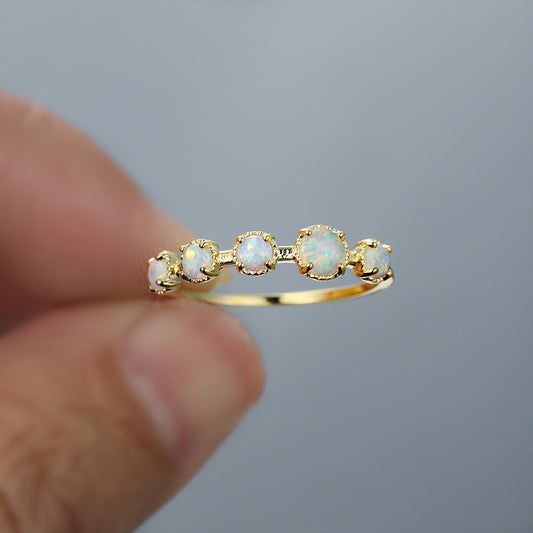 Cool Style Gold Five Rings Women's Simple Fashion