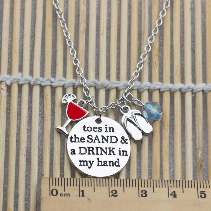 N267 Stylish Simple And Versatile Letter Women's Necklace