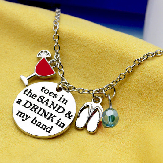 N267 Stylish Simple And Versatile Letter Women's Necklace