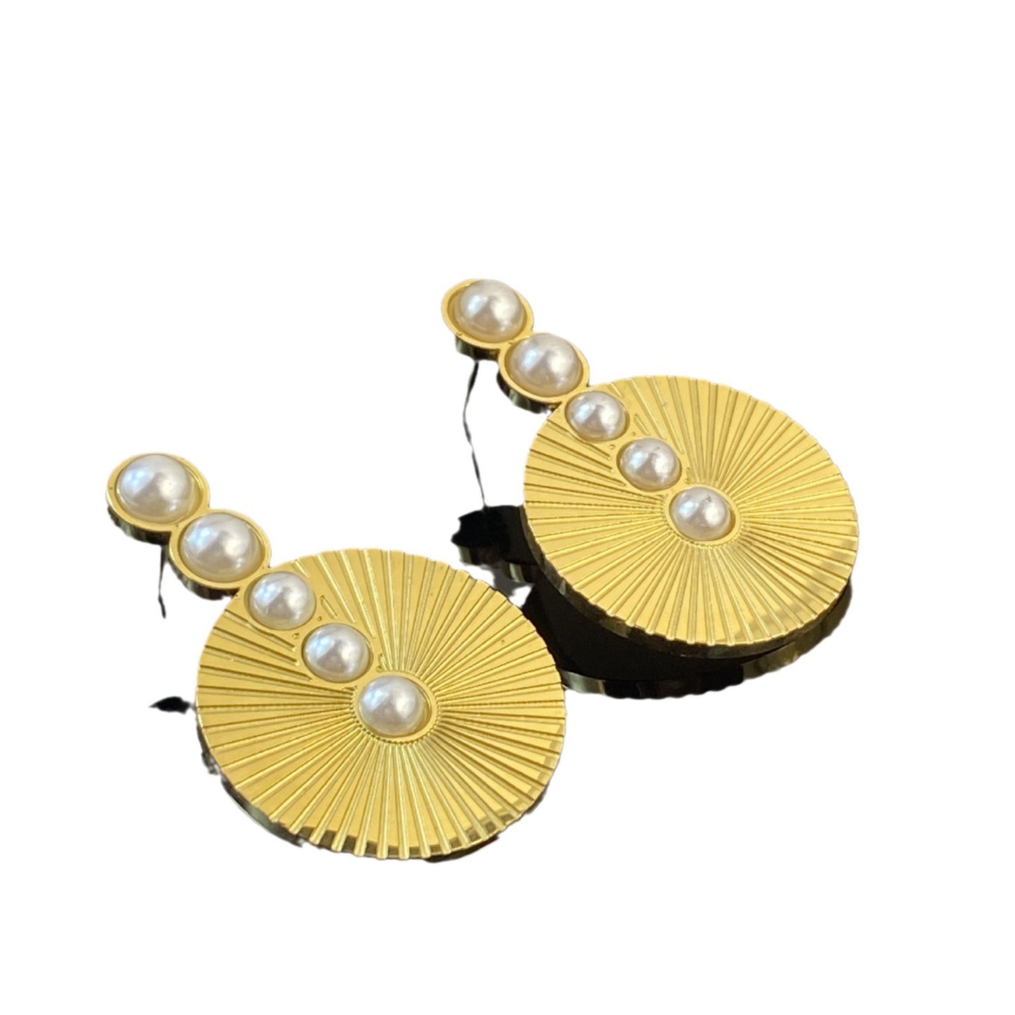 Simple Gold Eight Awn Star Titanium Steel Necklace