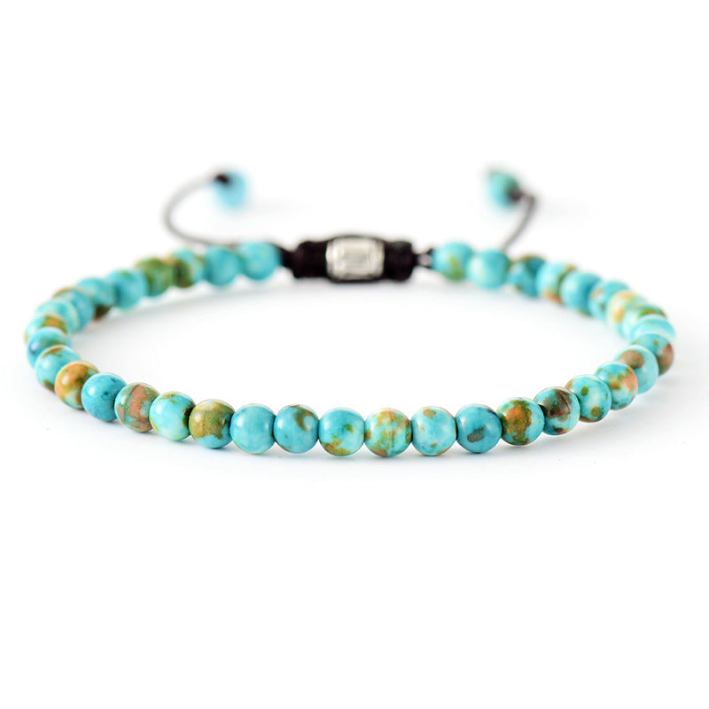 Simple Natural Stone Beaded Bracelet